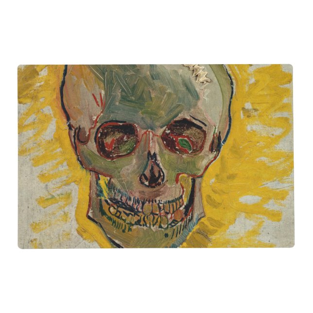Vincent van Gogh - Skull 1887 #2 Placemat (Front)
