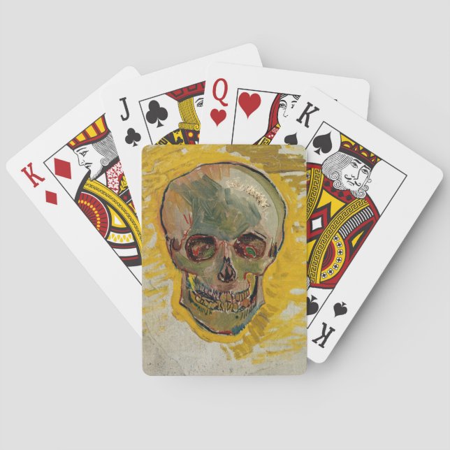 Vincent van Gogh - Skull 1887 #2 Poker Cards (Back)