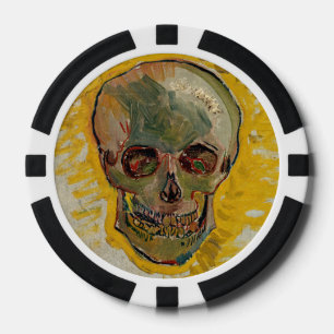 Vincent van Gogh - Skull 1887 #2 Poker Chips