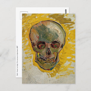 Vincent van Gogh - Skull 1887 #2 Postcard