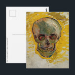 Vincent van Gogh - Skull 1887 #2 Postcard<br><div class="desc">Skull - Vincent van Gogh,  Oil on canvas on triplex board,  1887</div>