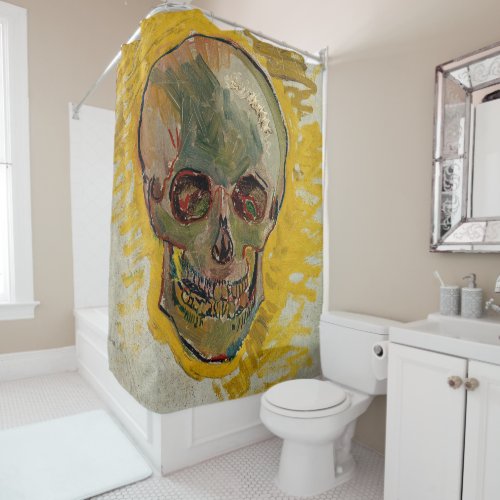 Vincent van Gogh _ Skull 1887 2 Shower Curtain