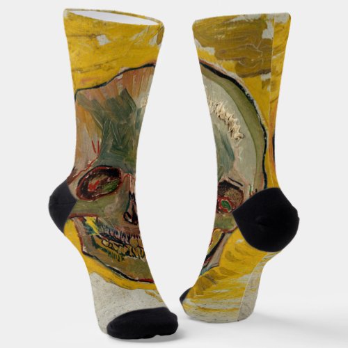 Vincent van Gogh _ Skull 1887 2 Socks