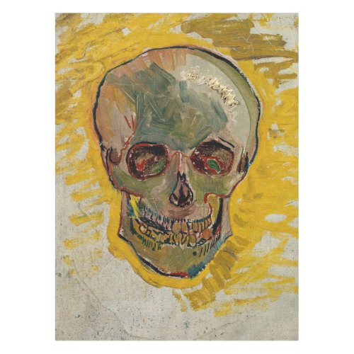Vincent van Gogh _ Skull 1887 2 Tablecloth