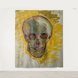 Vincent van Gogh - Skull 1887 #2 Tapestry