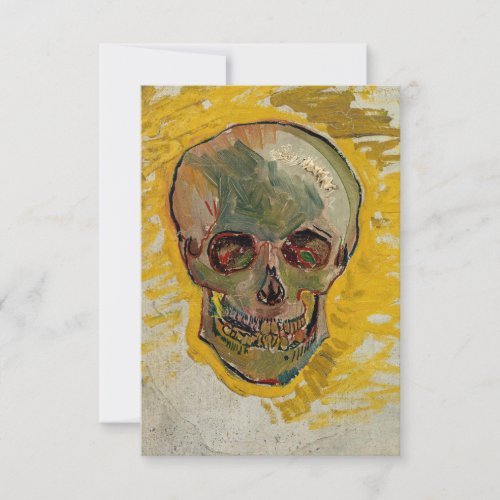 Vincent van Gogh _ Skull 1887 2 Thank You Card