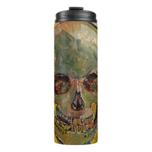 Vincent van Gogh - Skull 1887 #2 Thermal Tumbler