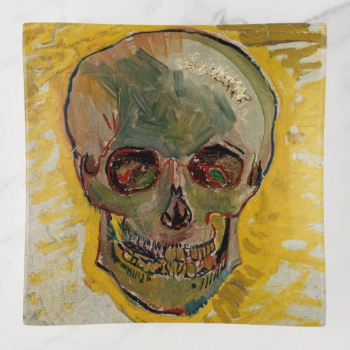 Vincent van Gogh _ Skull 1887 2 Trinket Tray