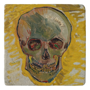 Vincent van Gogh - Skull 1887 #2 Trivet