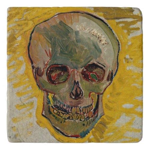 Vincent van Gogh _ Skull 1887 2 Trivet