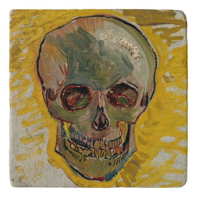 Vincent van Gogh - Skull 1887 #2 Trivet (Front)