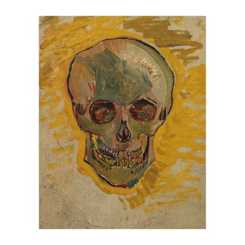 Vincent van Gogh _ Skull 1887 2 Wood Wall Art