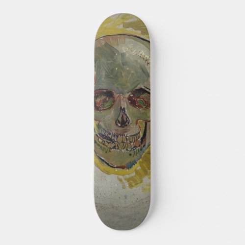 Vincent van Gogh Skull GalleryHD Fine Art Skateboard