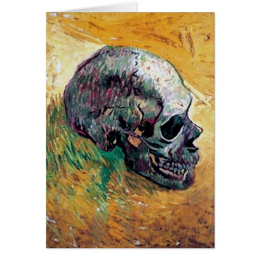 Vincent Van Gogh - Skull In Profile - Fine Art Cards (Front)