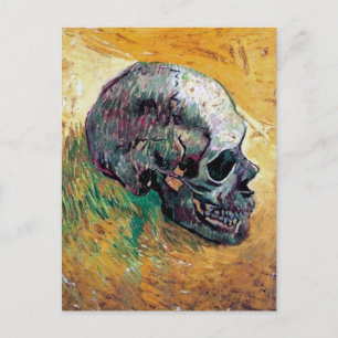 Vincent Van Gogh - Skull In Profile - Fine Art Postcard