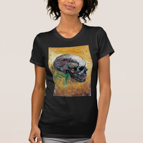 Vincent Van Gogh _ Skull In Profile _ Fine Art T_Shirt