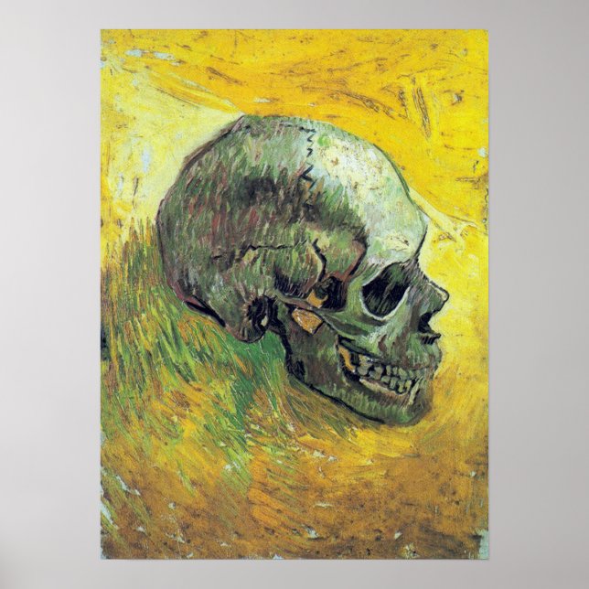 Vincent van Gogh Skull Poster (Front)