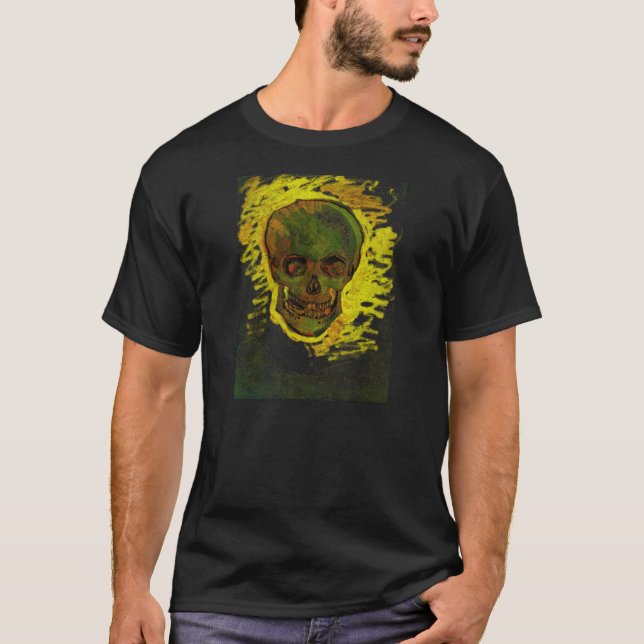 Vincent Van Gogh Skull T-Shirt (Front)