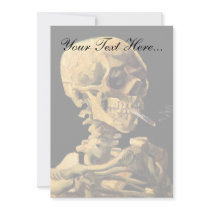 Vincent Van Gogh - Skull With Burning Cigarette