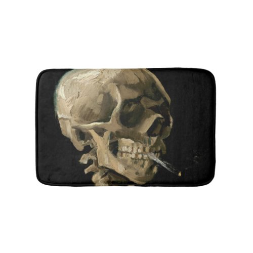 Vincent van Gogh _ Skull with Burning Cigarette Bath Mat