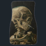 Vincent Van Gogh - Skull with Burning Cigarette Car Floor Mat<br><div class="desc">Vincent Van Gogh - Skull with Burning Cigarette</div>