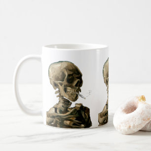 Vincent van Gogh - Skull with Burning Cigarette Coffee Mug