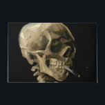 Vincent van Gogh - Skull with Burning Cigarette Doormat<br><div class="desc">Head of a Skeleton with a Burning Cigarette / Skull with Burning Cigarette / Crane de squelette fumant une cigarette - Vincent van Gogh,  1885</div>