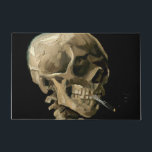 Vincent van Gogh - Skull with Burning Cigarette Doormat<br><div class="desc">Head of a Skeleton with a Burning Cigarette / Skull with Burning Cigarette / Crane de squelette fumant une cigarette - Vincent van Gogh,  1885</div>