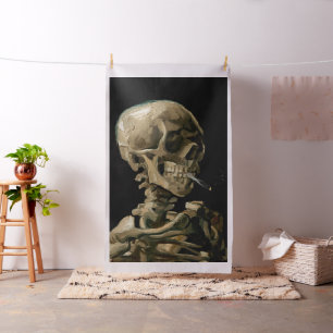 Vincent van Gogh - Skull with Burning Cigarette Fabric