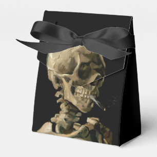 Vincent van Gogh - Skull with Burning Cigarette Favor Boxes