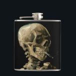 Vincent van Gogh - Skull with Burning Cigarette Flask<br><div class="desc">Head of a Skeleton with a Burning Cigarette / Skull with Burning Cigarette / Crane de squelette fumant une cigarette - Vincent van Gogh,  1885</div>