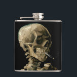 Vincent van Gogh - Skull with Burning Cigarette Flask<br><div class="desc">Head of a Skeleton with a Burning Cigarette / Skull with Burning Cigarette / Crane de squelette fumant une cigarette - Vincent van Gogh,  1885</div>