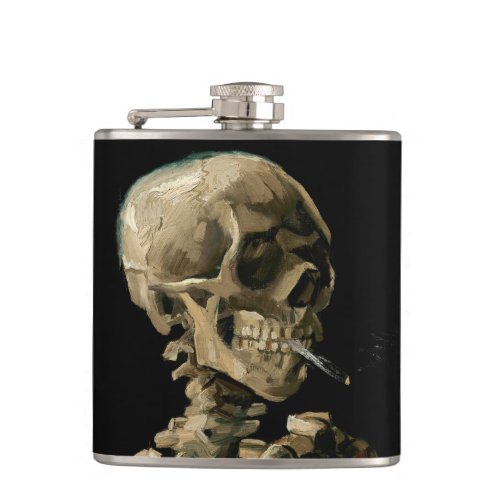 Vincent van Gogh _ Skull with Burning Cigarette Flask