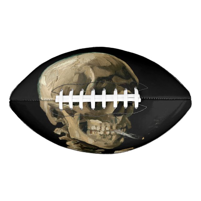 Vincent van Gogh - Skull with Burning Cigarette Football (Front)