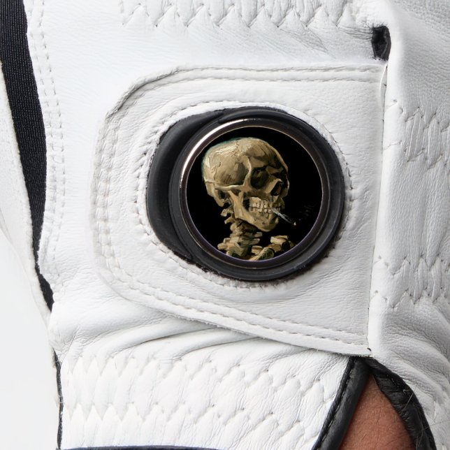 Vincent van Gogh - Skull with Burning Cigarette Golf Glove (Creator Uploaded)