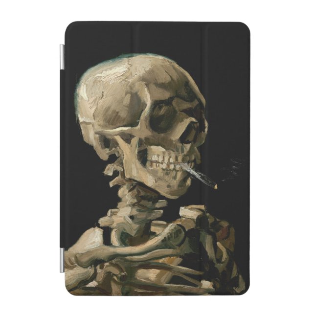 Vincent van Gogh - Skull with Burning Cigarette iPad Mini Cover (Front)