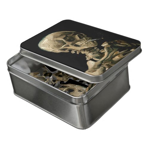 Vincent van Gogh _ Skull with Burning Cigarette Jigsaw Puzzle
