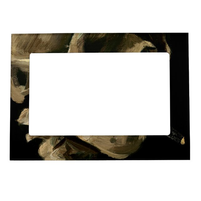 Vincent van Gogh - Skull with Burning Cigarette Magnetic Frame (Front)