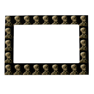 Vincent van Gogh - Skull with Burning Cigarette Magnetic Frame