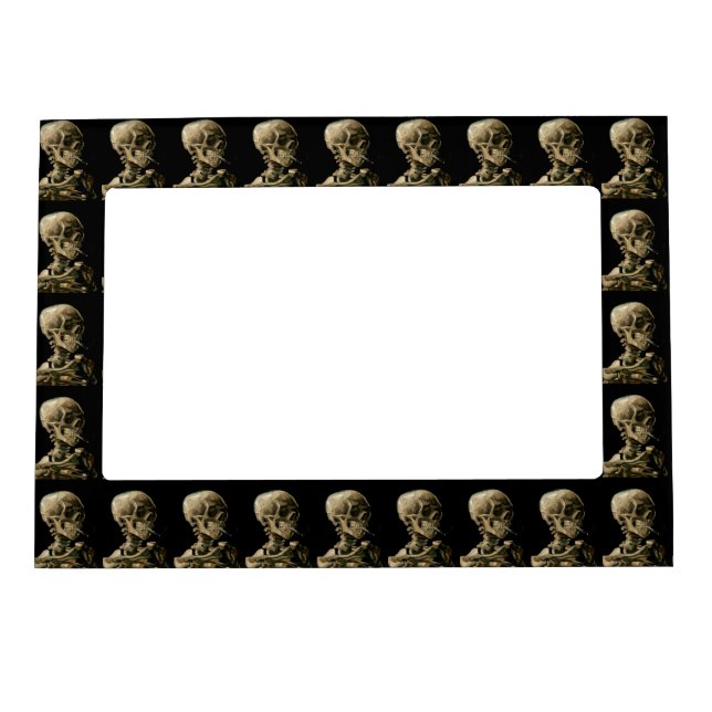 Vincent van Gogh - Skull with Burning Cigarette Magnetic Frame (Front)