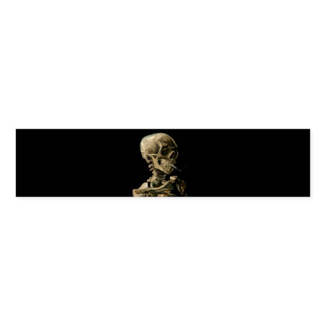 Vincent van Gogh - Skull with Burning Cigarette Napkin Bands (Unfolded)