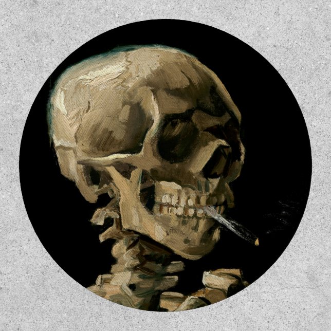Vincent van Gogh - Skull with Burning Cigarette Patch (Front)