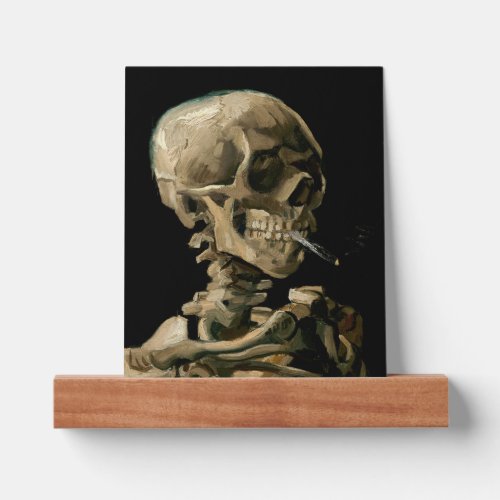 Vincent van Gogh _ Skull with Burning Cigarette Picture Ledge
