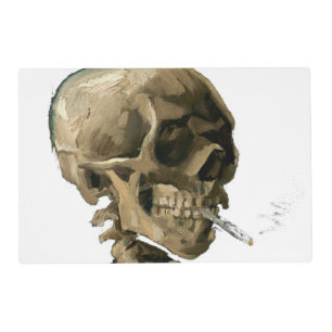 Vincent van Gogh - Skull with Burning Cigarette Placemat