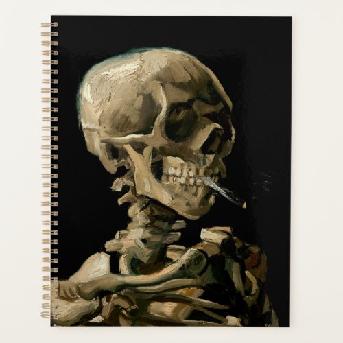 Vincent van Gogh _ Skull with Burning Cigarette Planner