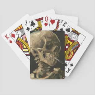 Vincent Van Gogh - Skull with Burning Cigarette Poker Cards