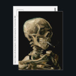 Vincent van Gogh - Skull with Burning Cigarette Postcard<br><div class="desc">Head of a Skeleton with a Burning Cigarette / Skull with Burning Cigarette / Crane de squelette fumant une cigarette - Vincent van Gogh,  1885</div>