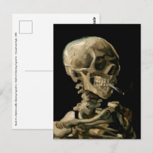 Vincent van Gogh - Skull with Burning Cigarette