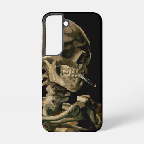 Vincent van Gogh _ Skull with Burning Cigarette Samsung Galaxy S22 Case