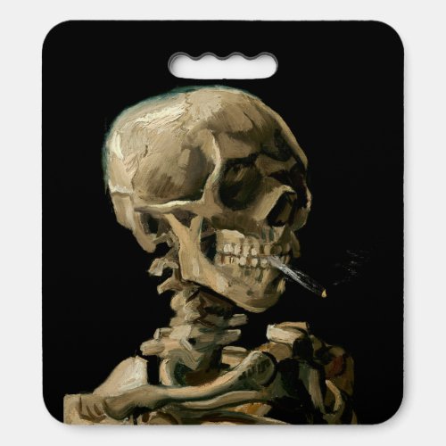 Vincent van Gogh _ Skull with Burning Cigarette Seat Cushion